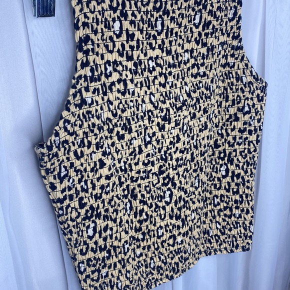 Hollister Scrunch Cheetah Tank Top US Womens M - Picture 4 of 5